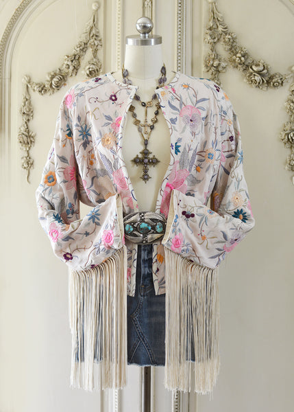 Fringe on sale colorful jacket