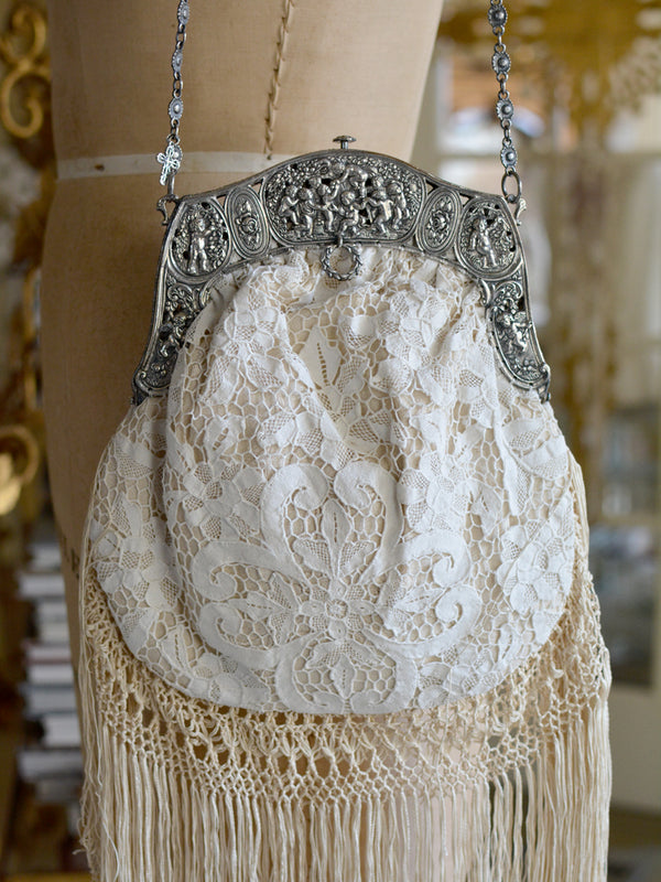 Cream Lace Chatelaine – Jill Garber Couture