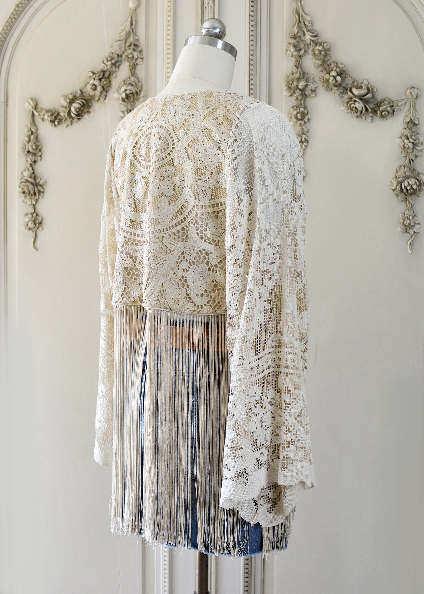 Fringe bolero jacket hotsell