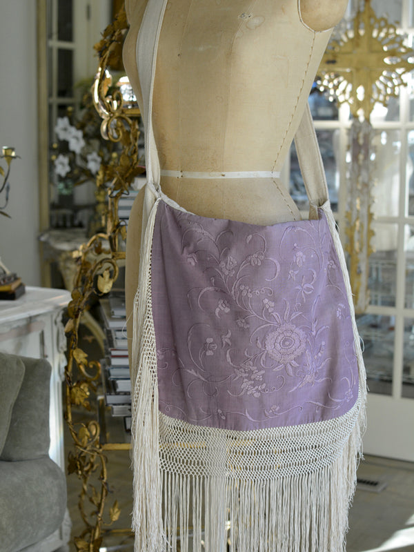 Lavender Messenger Bag