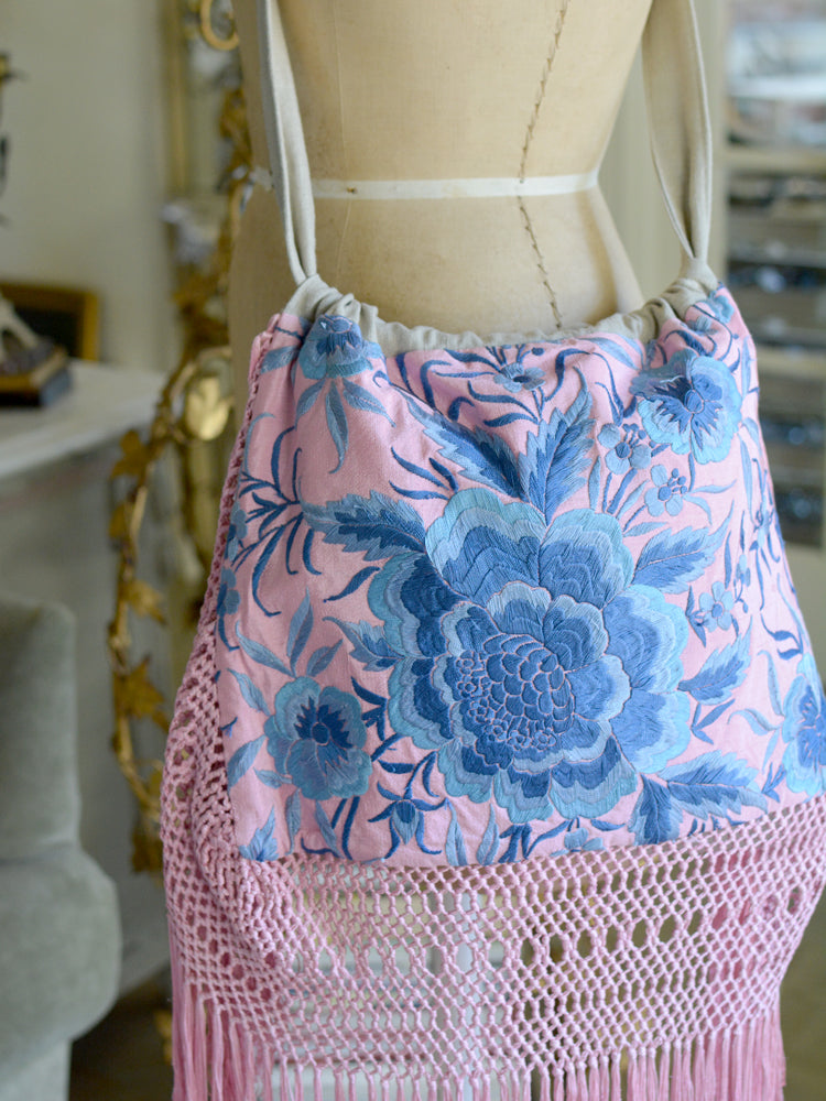 Pink & Blue Isabelle Shoulder Bag