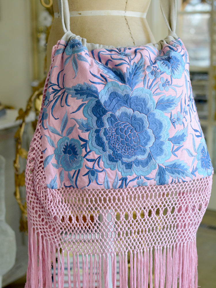 Pink & Blue Isabelle Shoulder Bag
